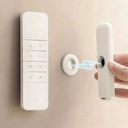 Magnetic Wall Mounted Remote Holder Magnetic Remote Control Holder Wall Mount, Set Of 4