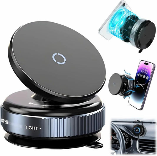 360° Vacuum Magnetic Phone Holder – Hands-Free Convenience Anywhere!